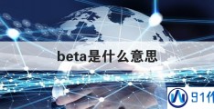 beta是什么意思(信息素beta是什么意思)